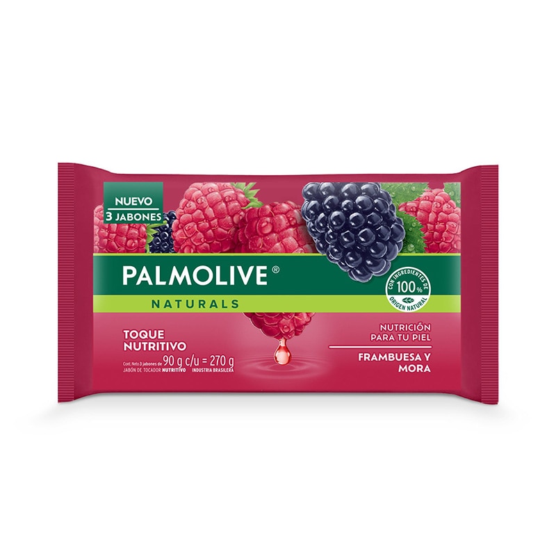 Palmolive® Naturals frambuesa y turmalina Jabón en barra Palmolive® Naturals frambuesa y turmalina Jabón en barra