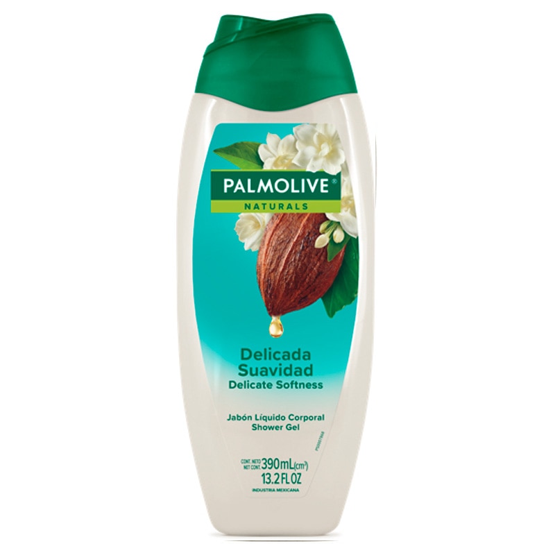 Palmolive® Naturals Delicada Suavidad Jazmín y Manteca de Cacao Jabón líquido corporal Palmolive® Naturals Delicada Suavidad Jazmín y Manteca de Cacao Jabón líquido corporal