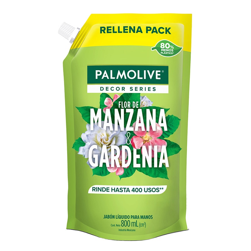 Jabón líquido manos Manzana y Gardenia Decor Series ®